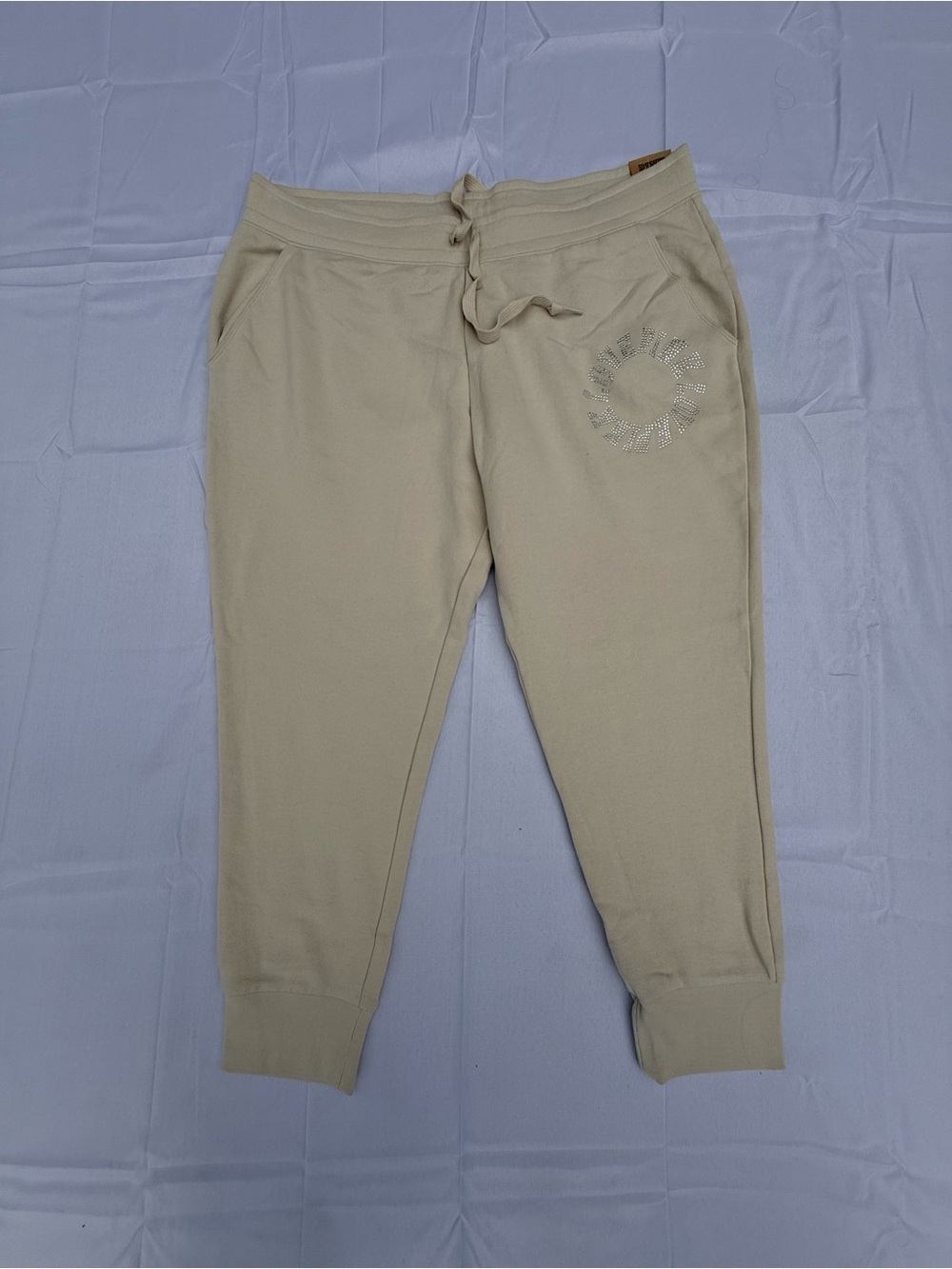 #66 Size(xxl) PINK Victoria's Secret Neutral Cream Lounge Joggers-NWT!-